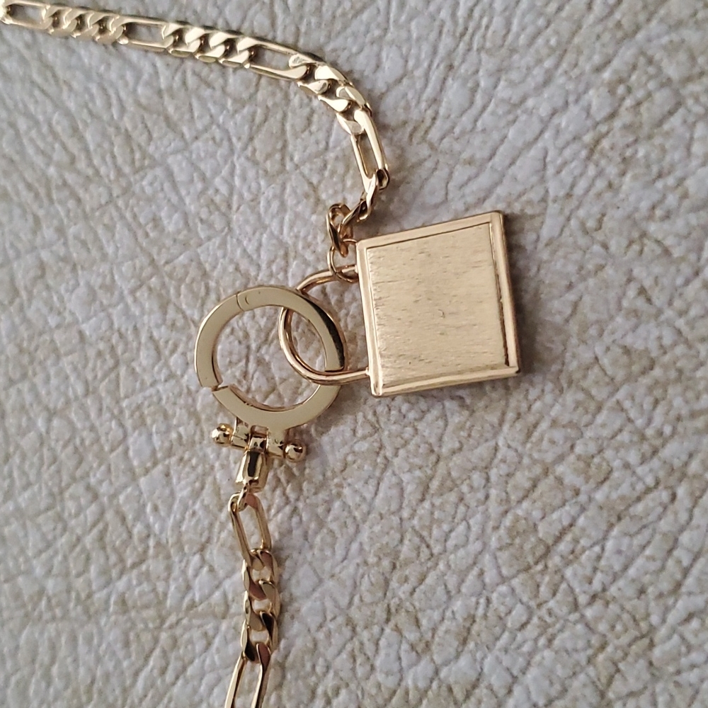 GORJANA gold Charlie charm locket chain necklace - Picture 6 of 11